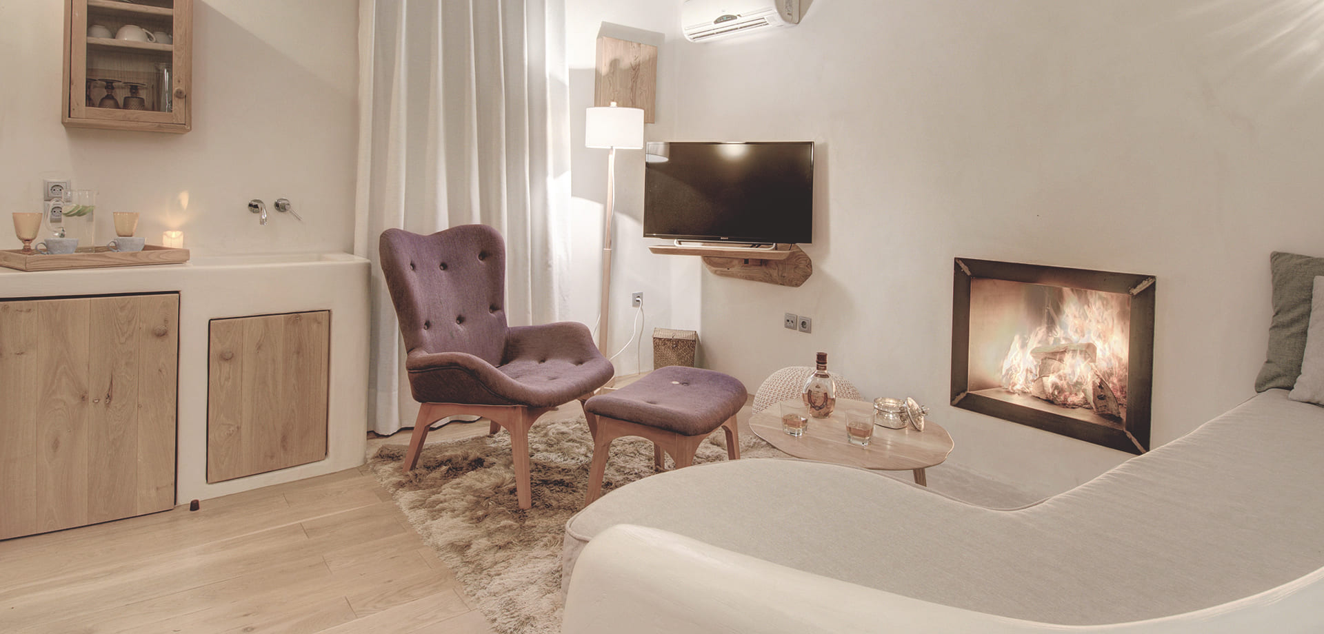 Hotel Room in Pelion with Fireplace